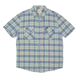 LEE Mens Shirt Green Plaid XL