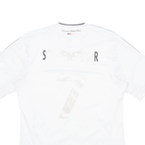 ADIDAS Germany F.C Mens Football Shirt Jersey White V-Neck L