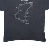 FRUIT OF THE LOOM Mens Biker T-Shirt Black XL