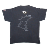 FRUIT OF THE LOOM Mens Biker T-Shirt Black XL