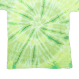Mens Tie Dye T-Shirt Green S