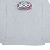 NASCAR Daytona 500 Mens T-Shirt Grey Long Sleeve USA L
