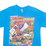 GILDAN Kings Royal Mens T-Shirt Blue USA L