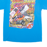 GILDAN Kings Royal Mens T-Shirt Blue USA L