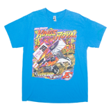 GILDAN Kings Royal Mens T-Shirt Blue USA L