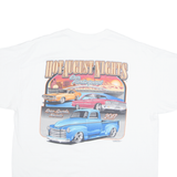 Hot August Nights Mens T-Shirt White USA L