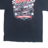 GILDAN Gat Racing Mens T-Shirt Black USA L