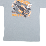 NEXT LEVEL Elliot Cox Mens T-Shirt Grey USA L