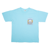 COMFORT COLORS Laughlin Motorcycle Rally Mens T-Shirt Blue USA XL