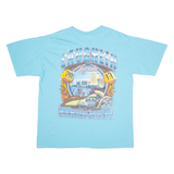 COMFORT COLORS Laughlin Motorcycle Rally Mens T-Shirt Blue USA XL