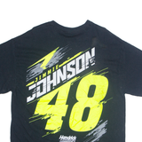HENDRICK Kimmie Johnson Mens T-Shirt Black USA XL