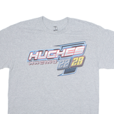 GILDAN Muches Racing Mens T-Shirt Grey USA L