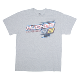GILDAN Muches Racing Mens T-Shirt Grey USA L