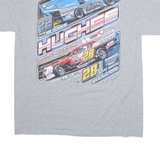 GILDAN Muches Racing Mens T-Shirt Grey USA L