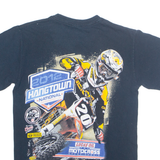 GILDAN Hangtown Mens T-Shirt Blue USA S