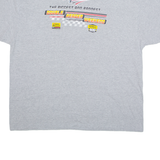 NASCAR The Biggest And Baddest Mens T-Shirt Grey USA 2XL