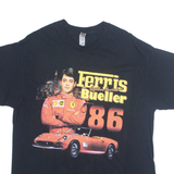 GILDAN Ferris Bueller Mens T-Shirt Black L