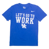 NIKE Kentucky Basketball Mens T-Shirt Blue USA S