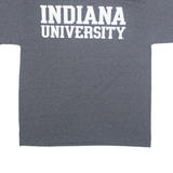 CHAMPION Indiana University Mens T-Shirt Grey USA L