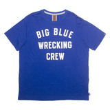NIKE Big Blue Wrecking Crew Mens T-Shirt Blue USA XL