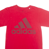 ADIDAS Mens T-Shirt Red S
