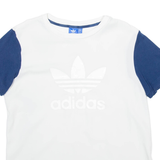 ADIDAS Womens T-Shirt White UK 12