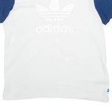 ADIDAS Womens T-Shirt White UK 12