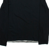 VERSACE JEANS Womens T-Shirt Black Long Sleeve S