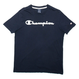 CHAMPION Mens T-Shirt Blue S