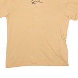 KARL KANI Mens T-Shirt Beige XXS