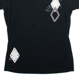 DANIEL STERN Womens T-Shirt Black L