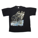 COTTON LINE Mens T-Shirt Black XL