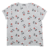 FBSISTER Mickey Mouse Womens T-Shirt Grey XL