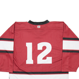 OWAYO Cochon De Pitaillon Mens Jersey Red Long Sleeve V-Neck L