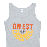 GILDAN Womens Vest Grey Sleeveless S