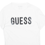GUESS Mens T-Shirt White S
