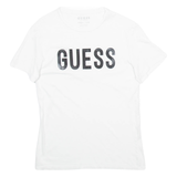 GUESS Mens T-Shirt White S