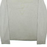 GUESS Mens T-Shirt Grey Long Sleeve XL