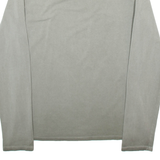 GUESS Mens T-Shirt Grey Long Sleeve XL