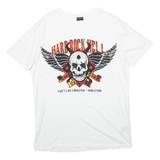 STITCH & SOUL Mens Band T-Shirt White XL