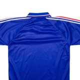 PREMIER France Mens Football Shirt Jersey Blue V-Neck L