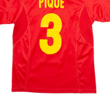 Spain World Cup Mens Football Shirt Jersey Red S