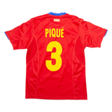 Spain World Cup Mens Football Shirt Jersey Red S