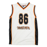 HERE AND THERE Mens Vest White Sleeveless V-Neck S