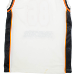 HERE AND THERE Mens Vest White Sleeveless V-Neck S