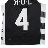 ROCAWEAR Mens Vest Black Sleeveless V-Neck S