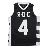 ROCAWEAR Mens Vest Black Sleeveless V-Neck S