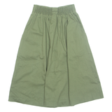 SPORT Womens A-Line Skirt Green Knee Length 90s XXS