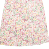 THE VILLAGERS Womens A-Line Skirt Pink Midi 90s Floral S