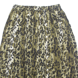 Womens A-Line Skirt Beige Midi M